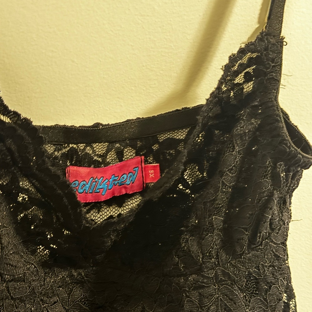 Black Lace Dress - Picture 4 of 4